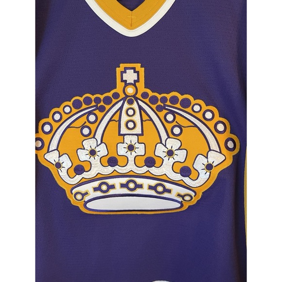 Men's 54 Vintage Los Angeles Kings CCM Nick Shore #37 Hockey Jersey - Picture 3 of 9